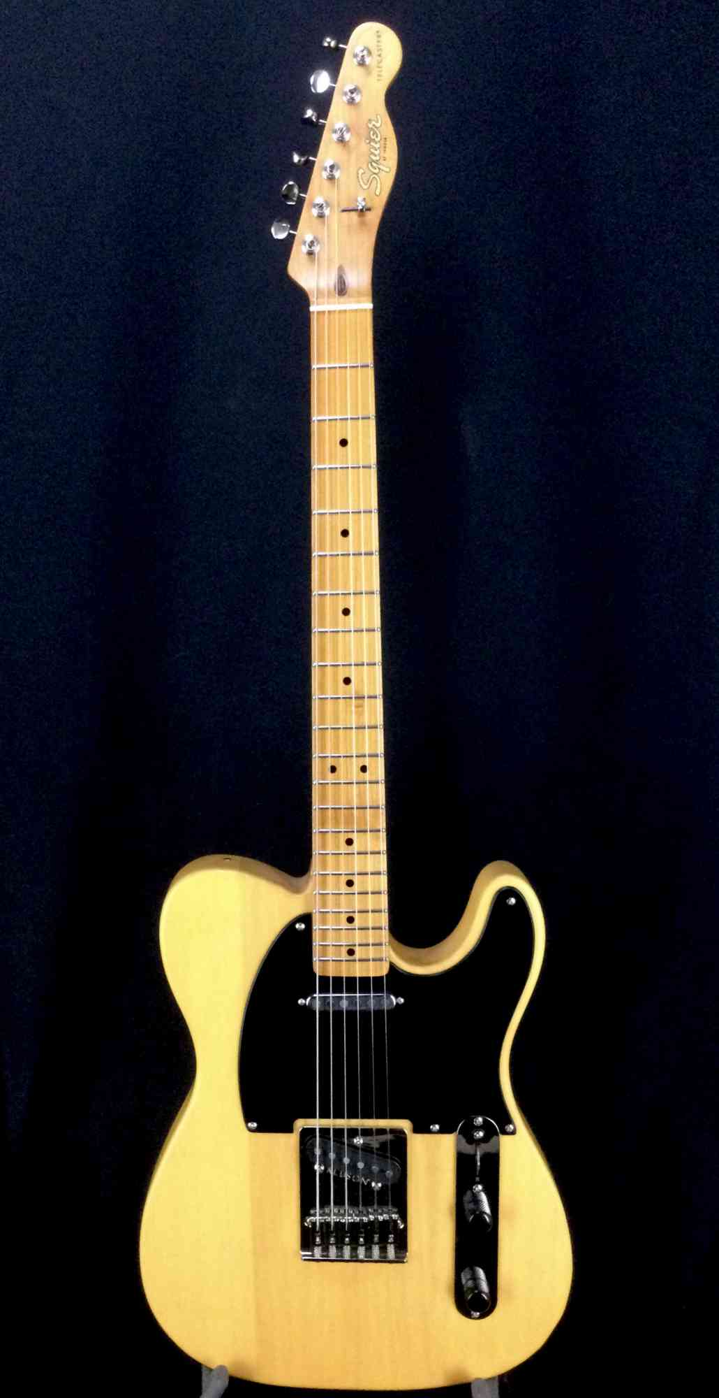 Front view of Squier Classic Vibe Telecaster 2021 Blonde