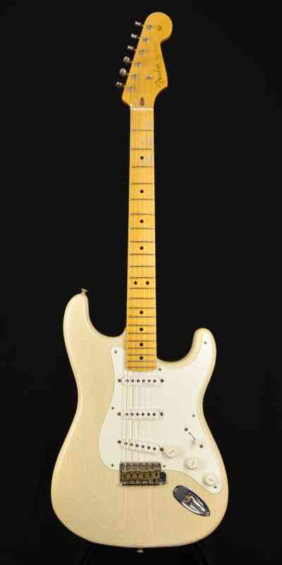 Photo of Fender Eric Clapton Journeyman Relic Stratocaster  Aged White Blonde