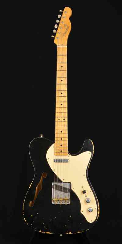 Photo of Fender Custom Shop Thinline Telecaster 2008 Black Relic