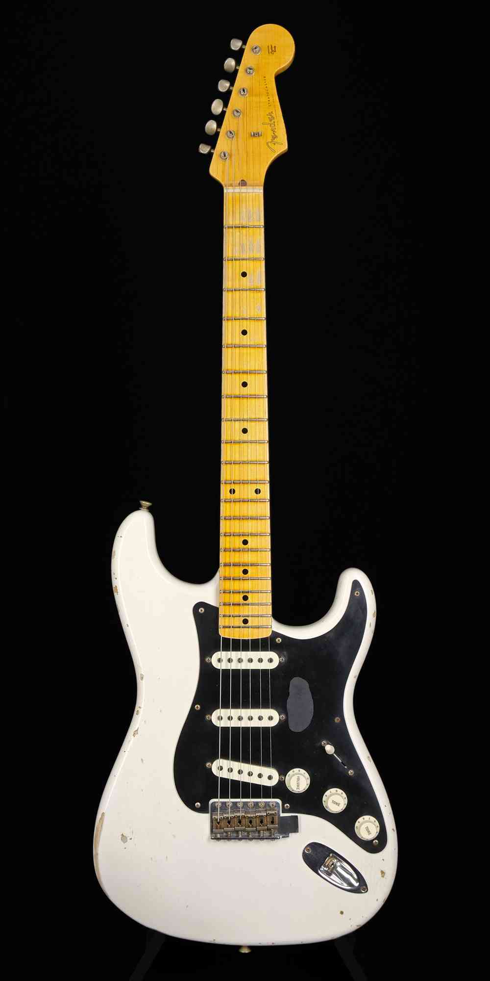 Fender Ancho Poblano Stratocaster 2016 Vintage White. Click to enlarge