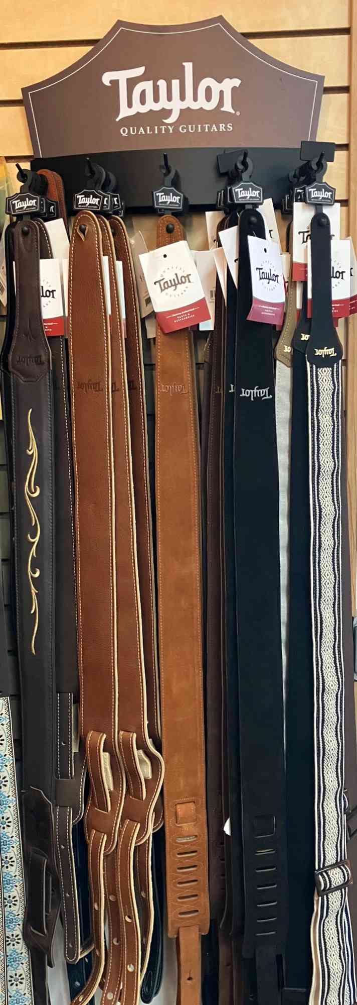 Taylor Guitar Straps - Assorted  . Click to enlarge