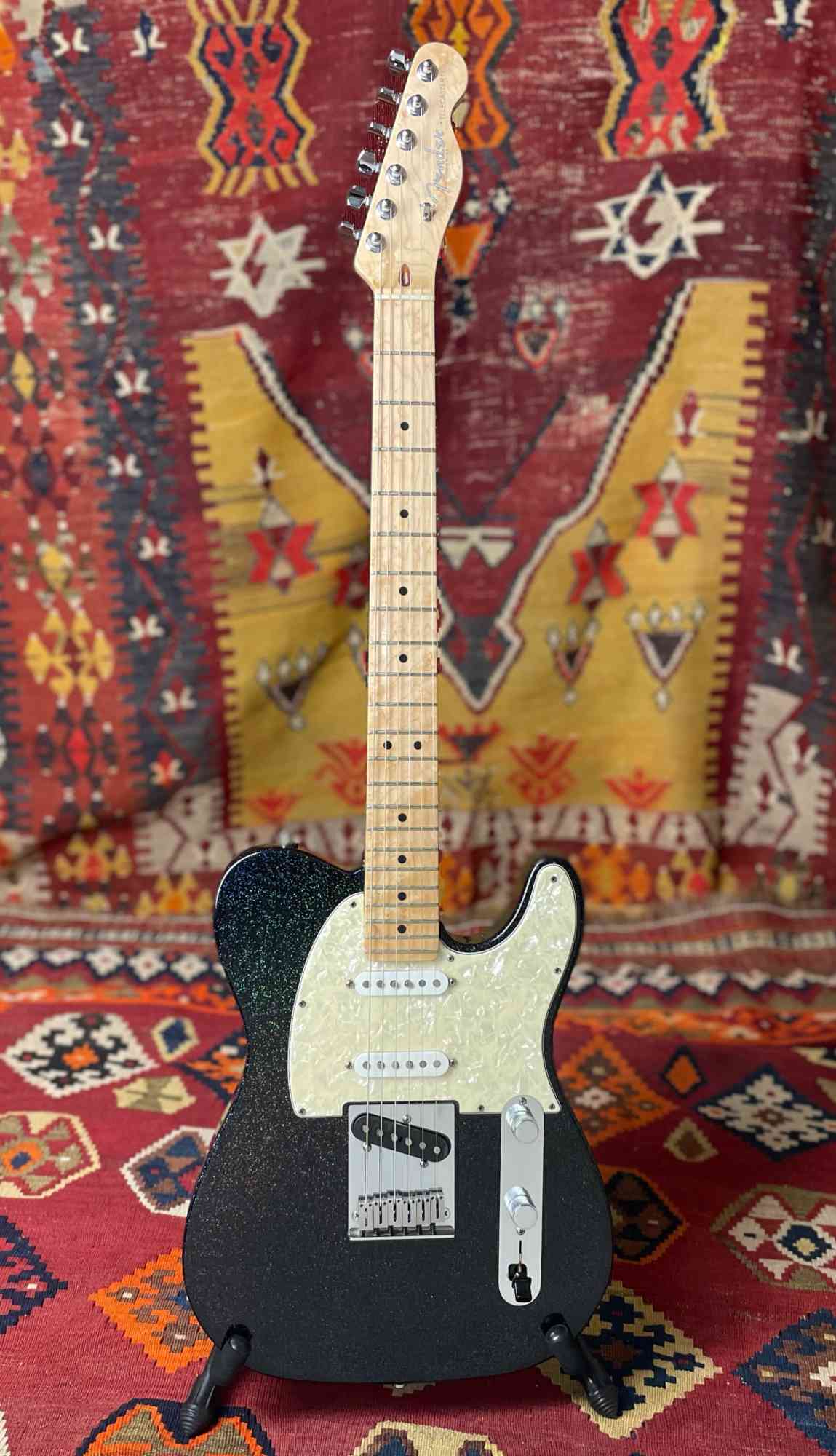 Front view of Fender Custom Shop Classic American Telecaster 1997 Holoflake