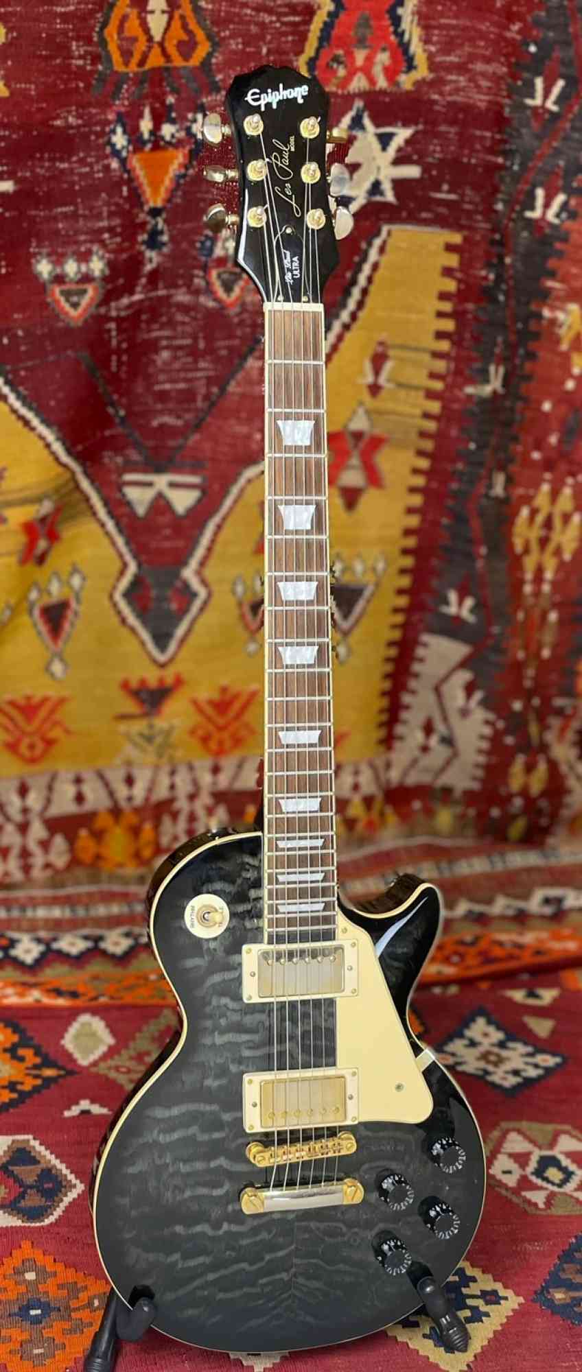 Epiphone Les Paul Ultra II 2009 Midnight. Click to enlarge