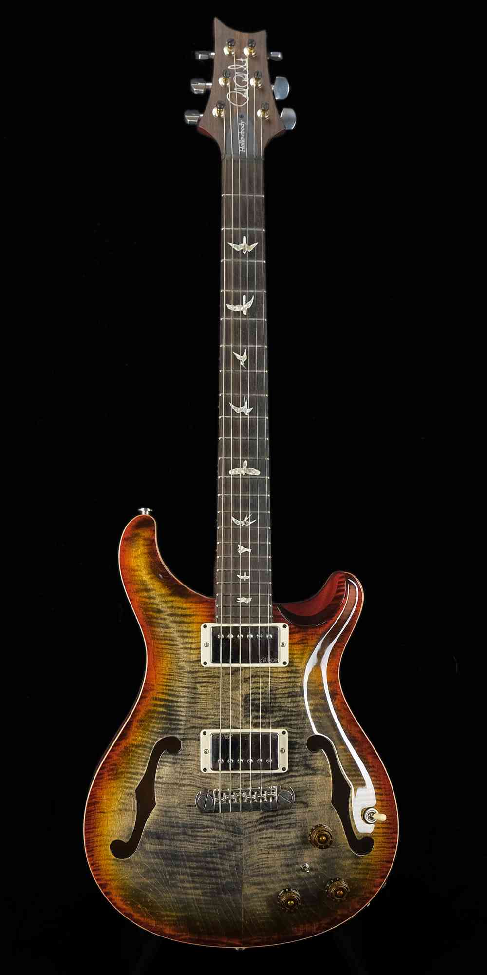 PRS Hollowbody II Piezo 2016 Burnt Maple Leaf. Click to enlarge