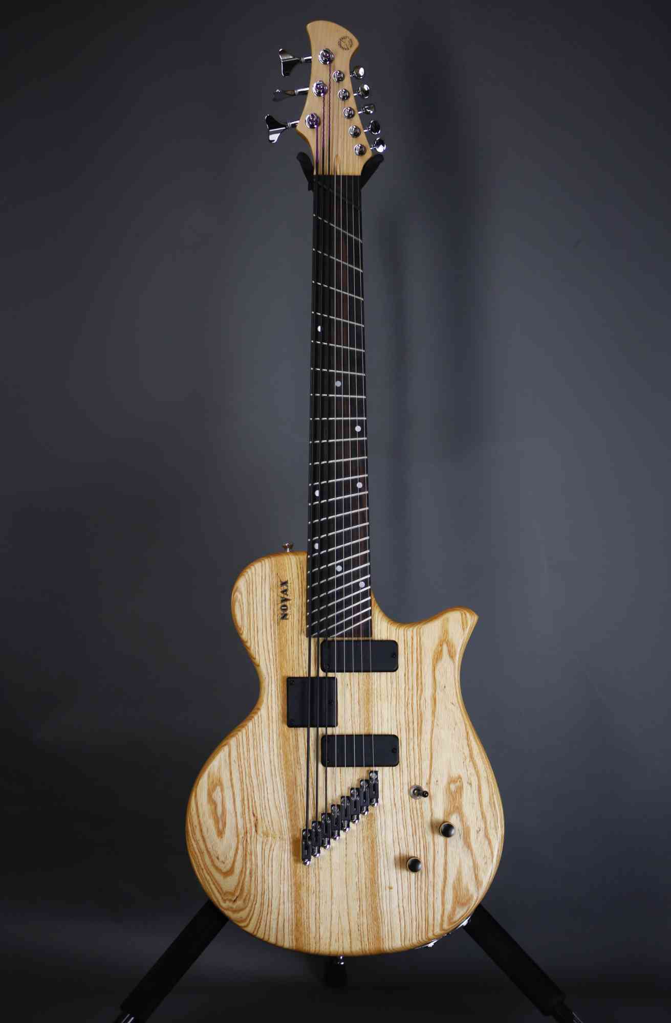 Front view of Novax CH8 Charlie Hunter Model 2023 Satin Ash